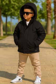 Chlapecká bunda - černá