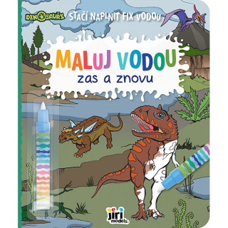 Maluj vodou zas a znovu DINOSAUŘI