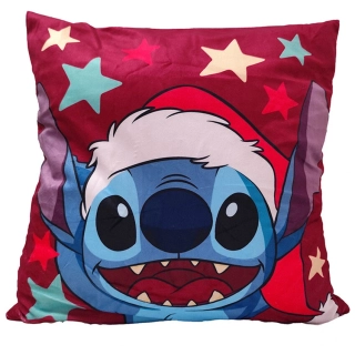Povlak na polštář vánoční STITCH červený
