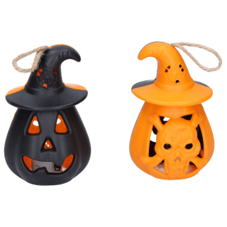 Dekorace Halloween dýně svítící