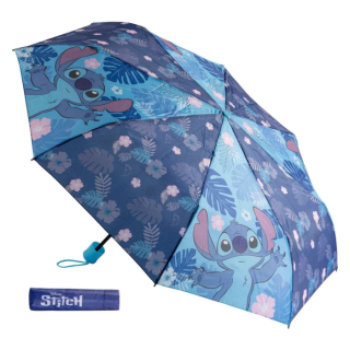Skládací deštník - STITCH modrý