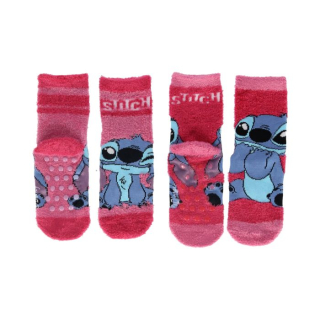 Dětské hebké ponožky STITCH růžové