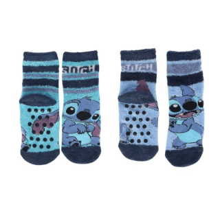 Dětské hebké ponožky STITCH modré