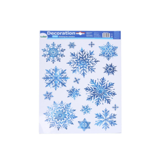 Okenní fólie vánoční - Vločky
