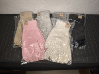 Dámské pletené rukavice - prstové