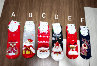 Dětské vánoční ponožky - Teplé