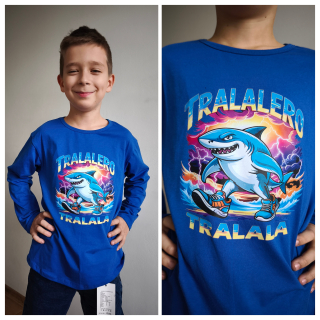 Chlapecké tričko TRALLALERO TRALALA modré DR