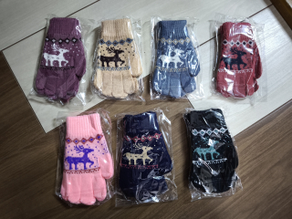 Dětské pletené rukavice - SOB