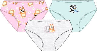 Dívčí kalhotky BLUEY 3 ks