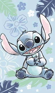 Malý bavlněný ručník STITCH - OHANA