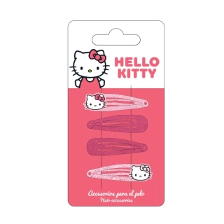Dětské sponky do vlasů HELLO KITTY- 4 ks