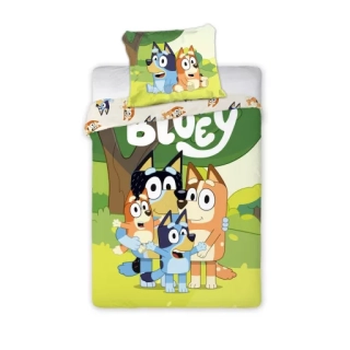 Dětské povlečení BLUEY - malé - zelené