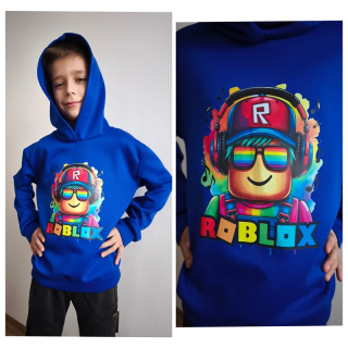 Chlapecká mikina ROBLOX - modrá