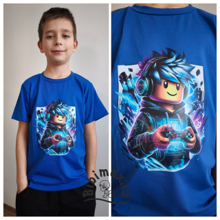 Chlapecké tričko motiv ROBLOX - modré