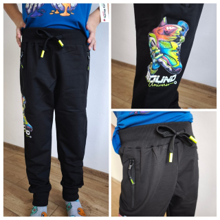 Chlapecké tepláky Bota černé