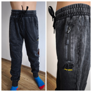 Chlapecké tepláky - riflově šedé 