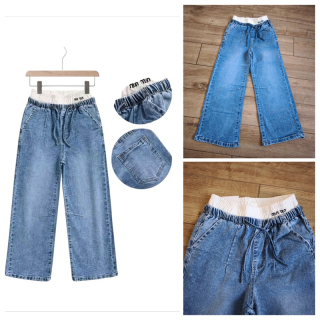 Dívčí široké džíny - modré 