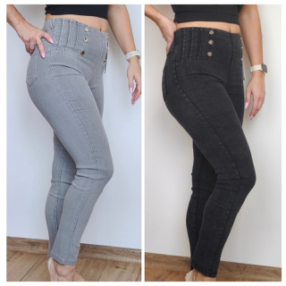 Dámské džegíny - šedé