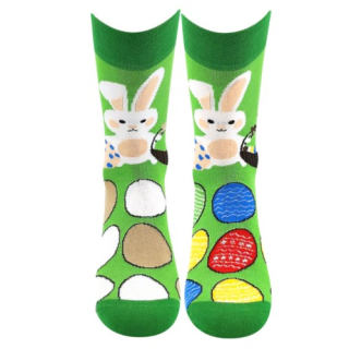 Velikonoční ponožky Zajíček s vajíčky