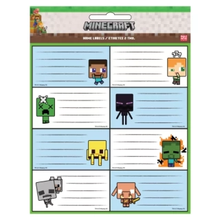 Samolepky na sešity MINECRAFT