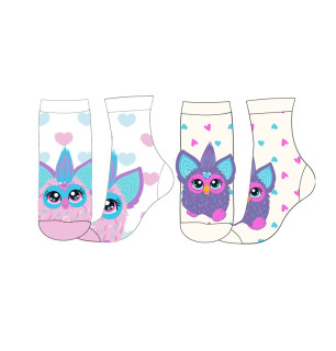 Dívčí ponožky FURBY - 2 ks