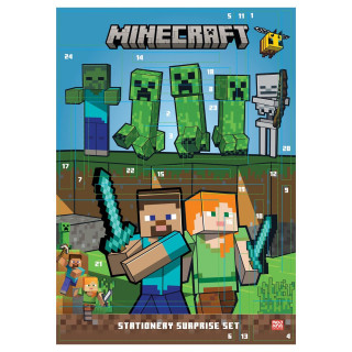 Adventní kalendář MINECRAFT - papírenský