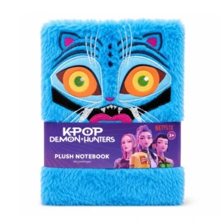 Plyšový diář A5 - K-Pop Demon Hunters - HUNTRIX modrý